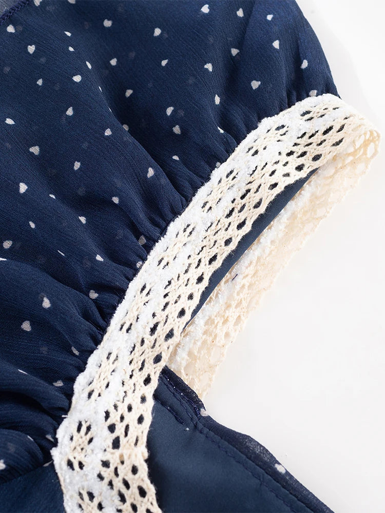 ADA POLKA DOT MIDI DRESS