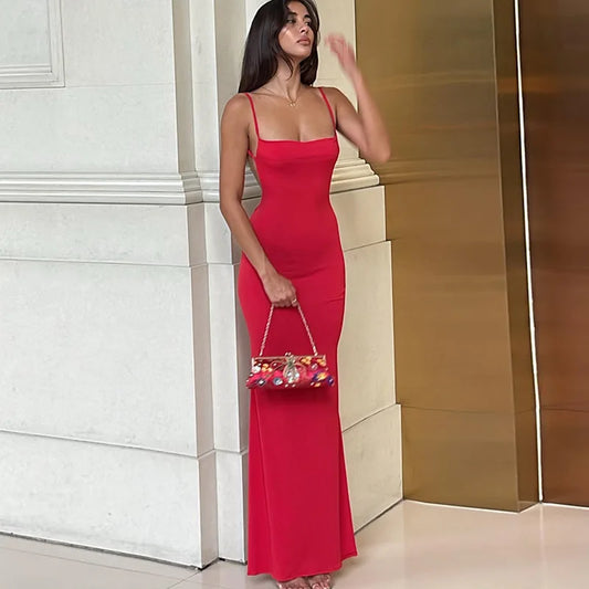 ELBA BACKLESS MAXI DRESS