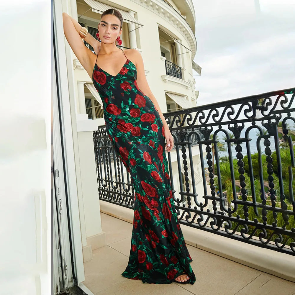 JULIA FLORAL MAXI DRESS