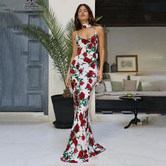 JULIA FLORAL MAXI DRESS