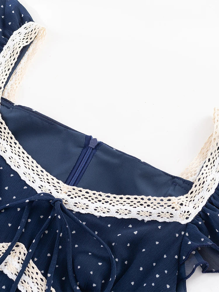 ADA POLKA DOT MIDI DRESS