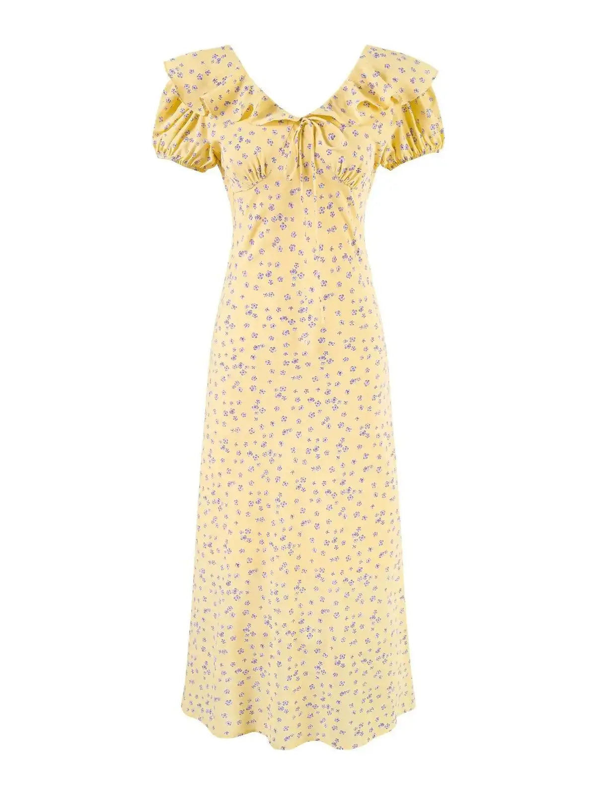 LETO POLKA DOT SATIN DRESS
