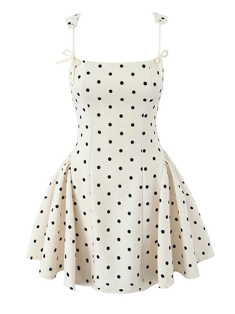 EMILY POLKA DOT MINI DRESS