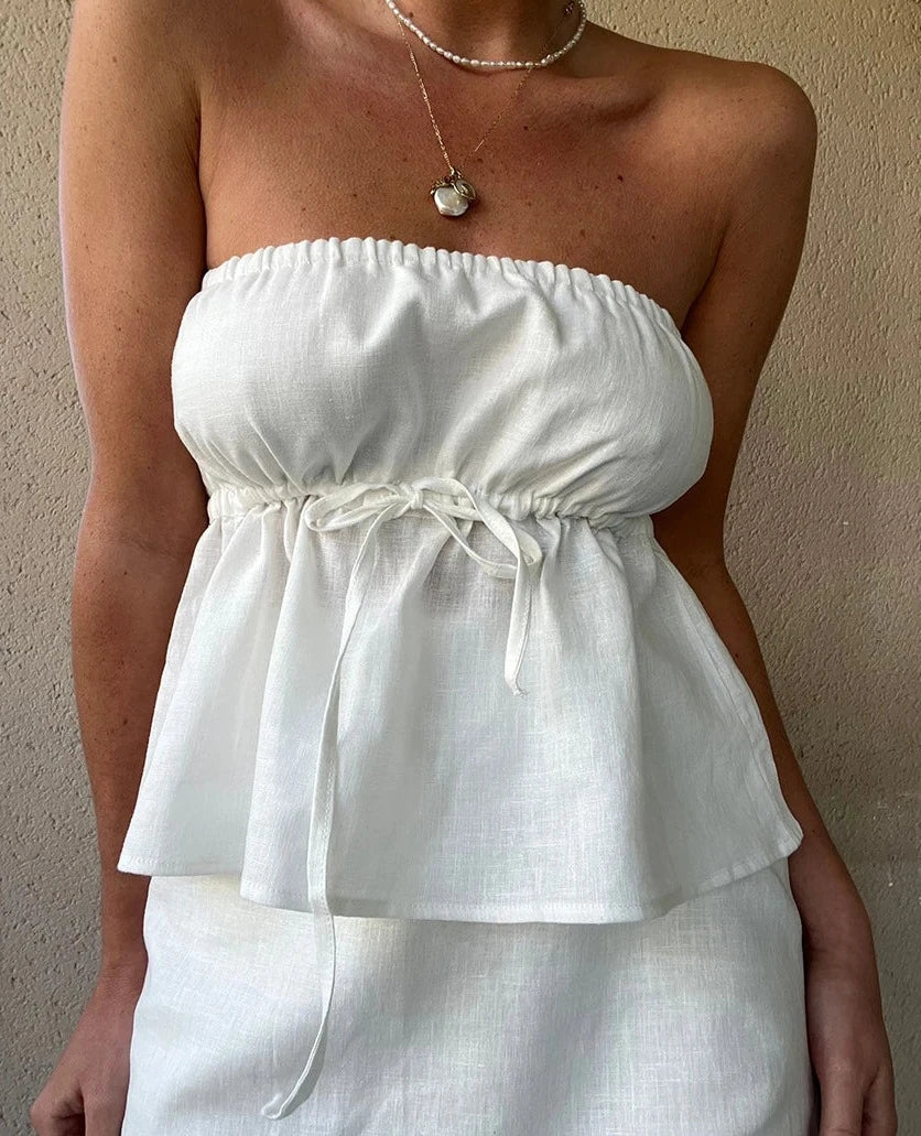 KRISTEN LINEN TWO PIECE SET