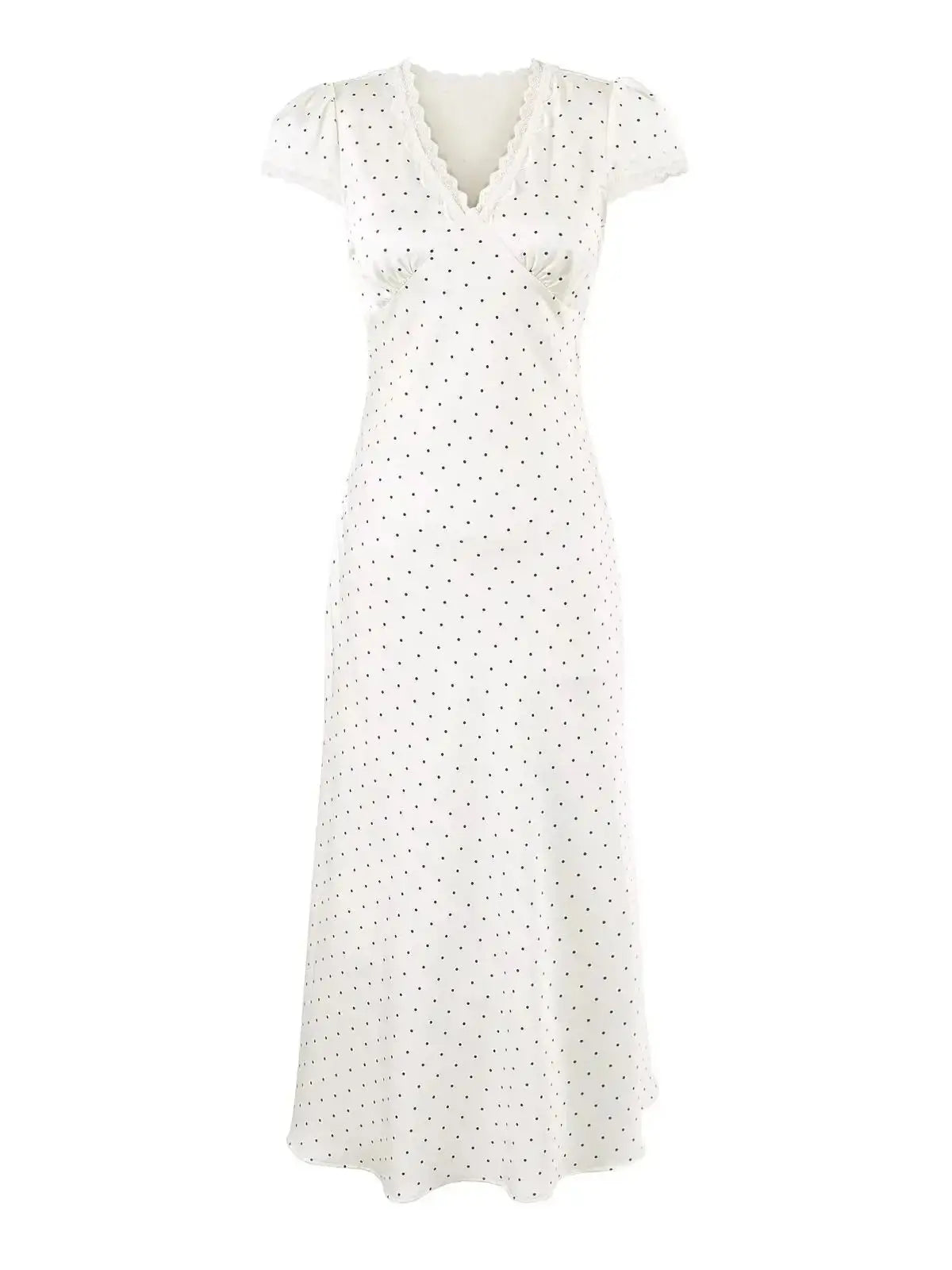 MARGOT POLKA DOT SATIN DRESS
