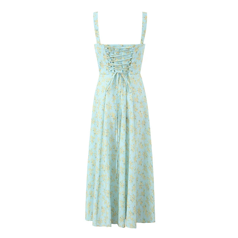 SAGE MIDI DRESS