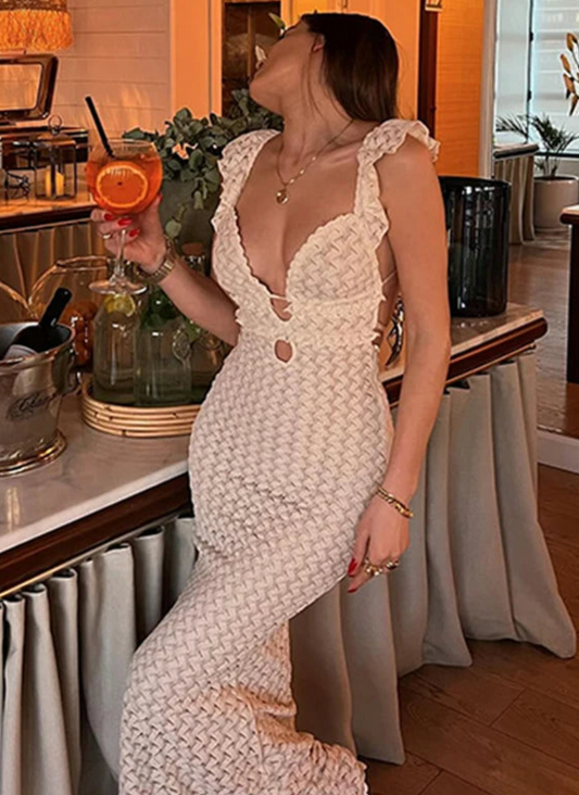 CHARMAINE BACKLESS MAXI DRESS