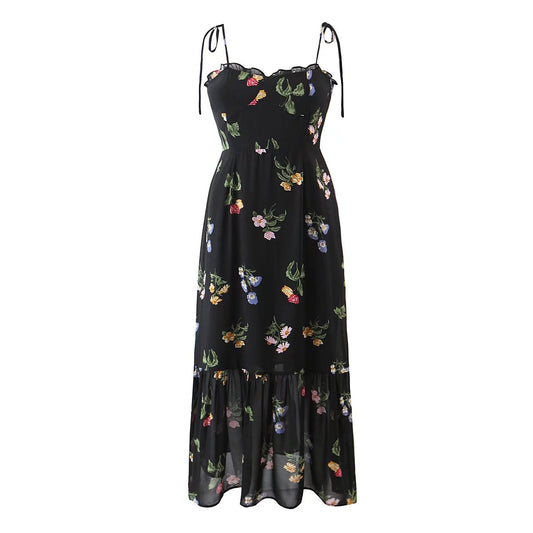 MARIA FLORAL MIDI DRESS