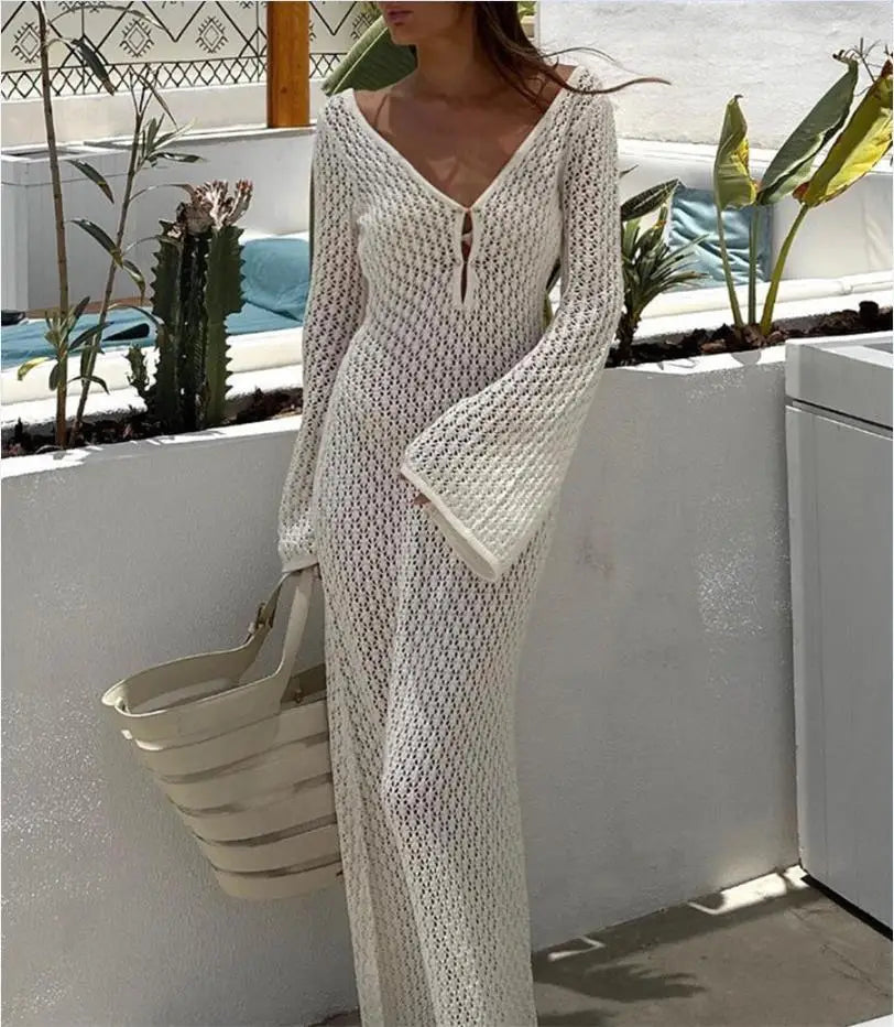 FONTA KNITTED MAXI DRESS