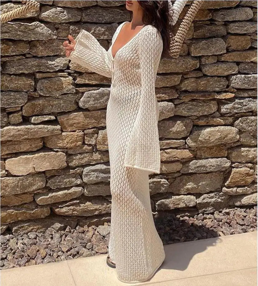 FONTA KNITTED MAXI DRESS