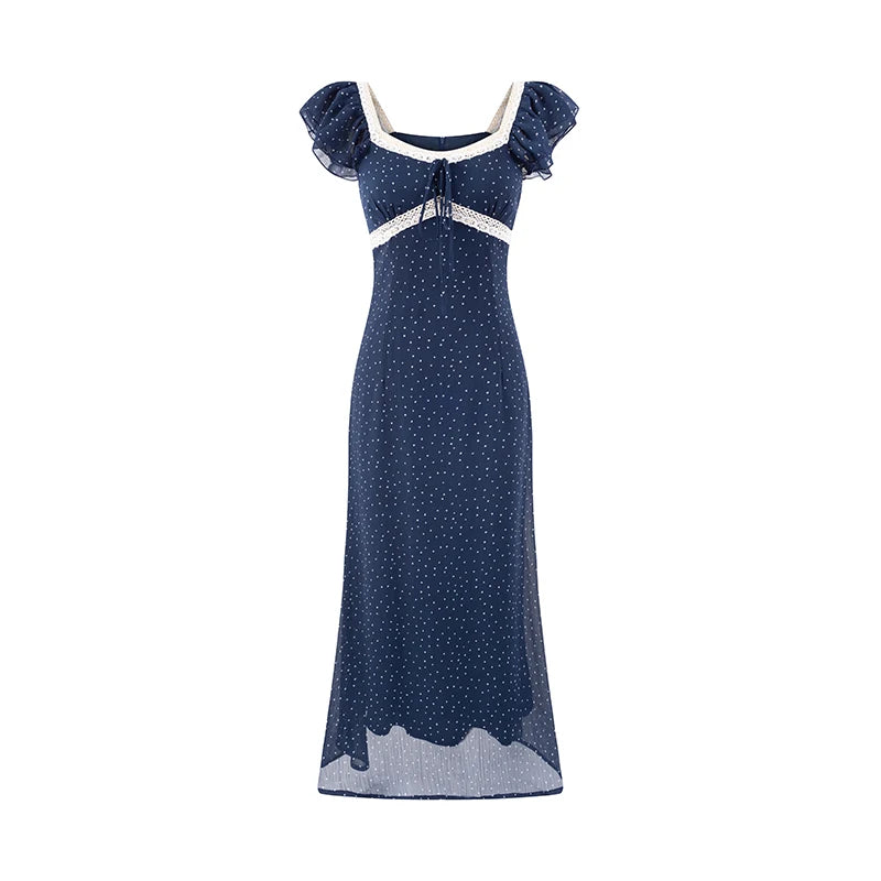ADA POLKA DOT MIDI DRESS