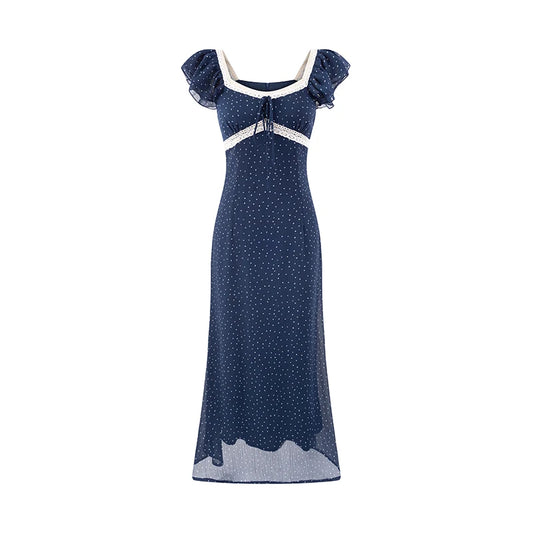 ADA POLKA DOT MIDI DRESS