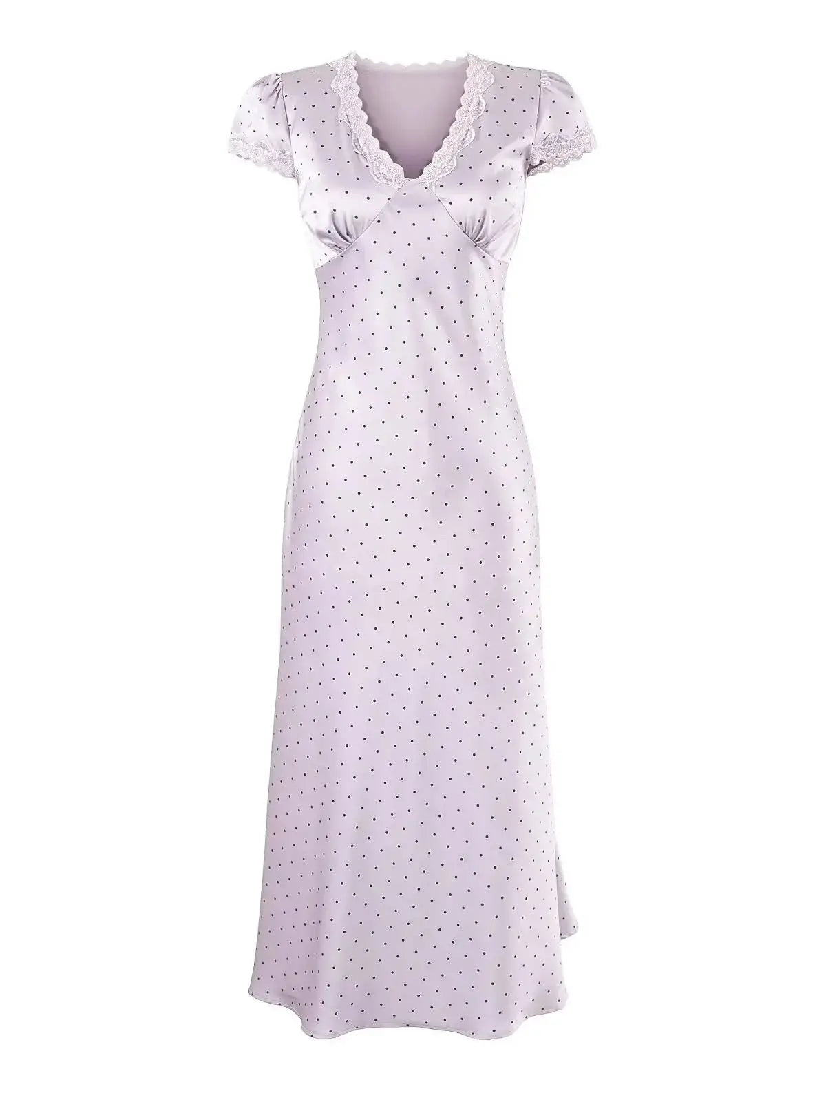 MARGOT POLKA DOT SATIN DRESS