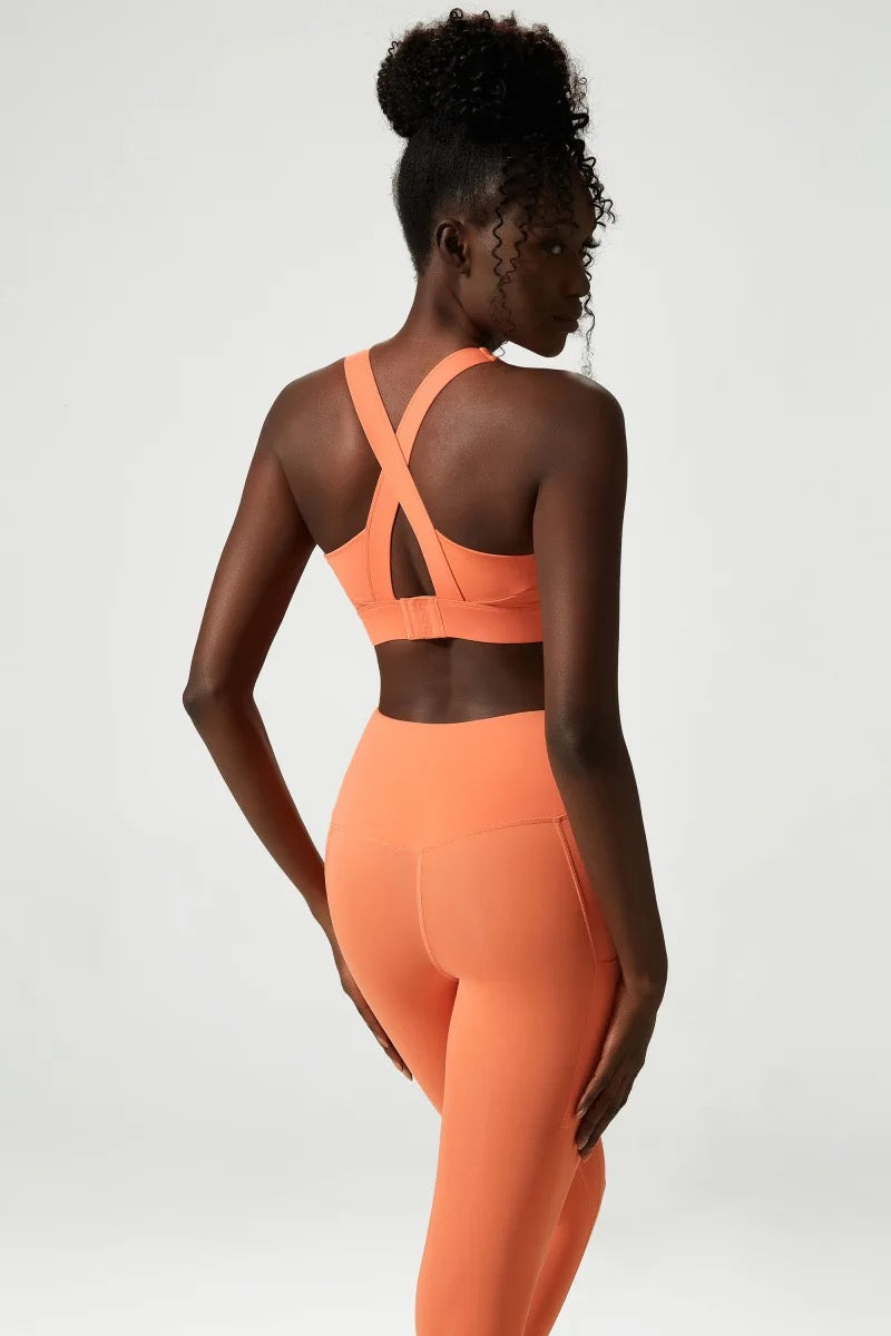 DOINA SPORTS BRA TOP ORANGE