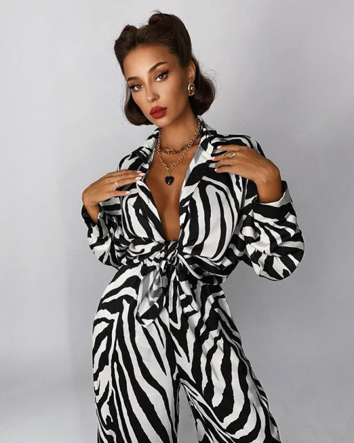 ASHA ZEBRA TWO PIECE SET