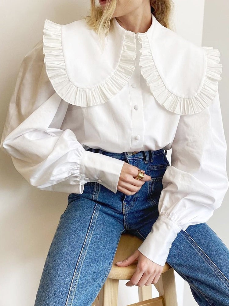 ELORA RUFFLE BLOUSE